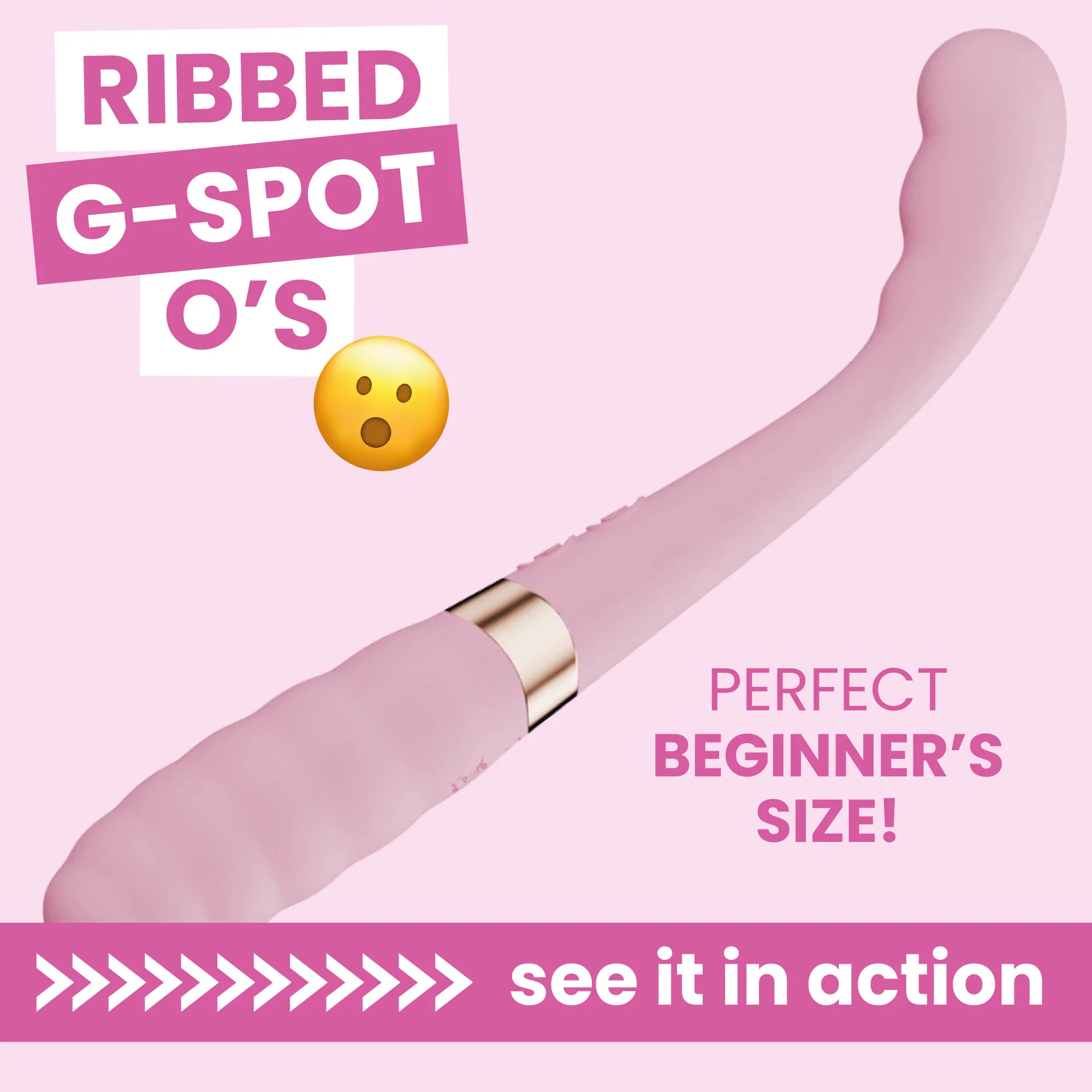 Flexible Silicone Dual-Ended G-Spot Vibrator - Strong Vibes on Each End!