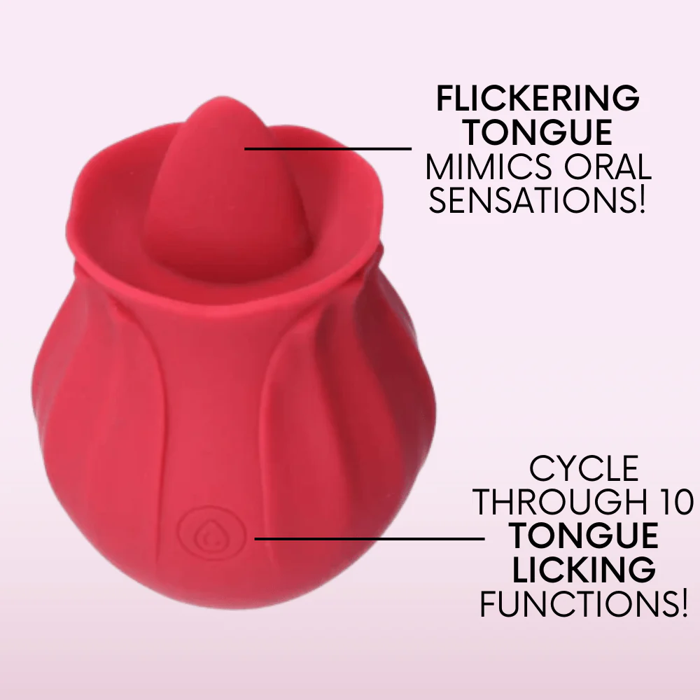 Bhava Rechargeable Flickering Tongue Rose | Clit Licking Stimulator - Image 12