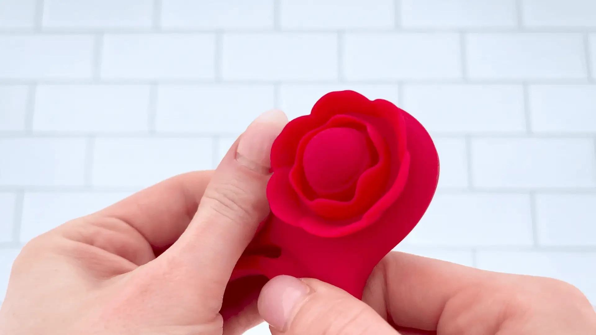 Flower Double C-Ring - Clit Stimulation For Her & Enhanced Erections For You! - Image 2