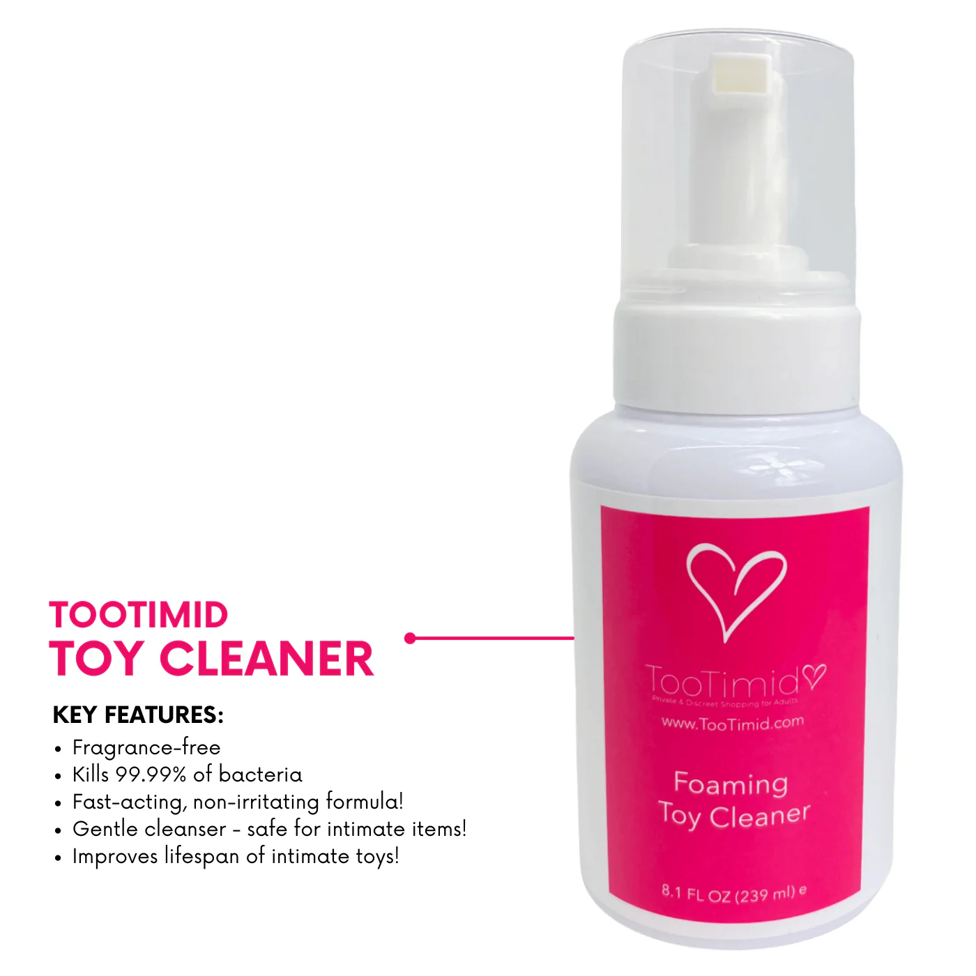 Foaming Toy Cleaner - Large 8.1oz Bottle - Image 2