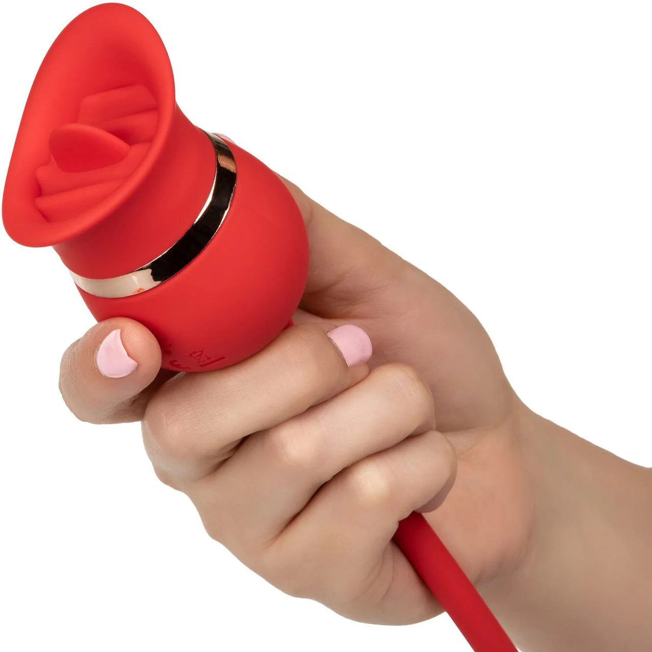 French Kiss Casanova Clit Stimulator - (2 in 1 Tongue & Bullet Vibrator!) - Image 4