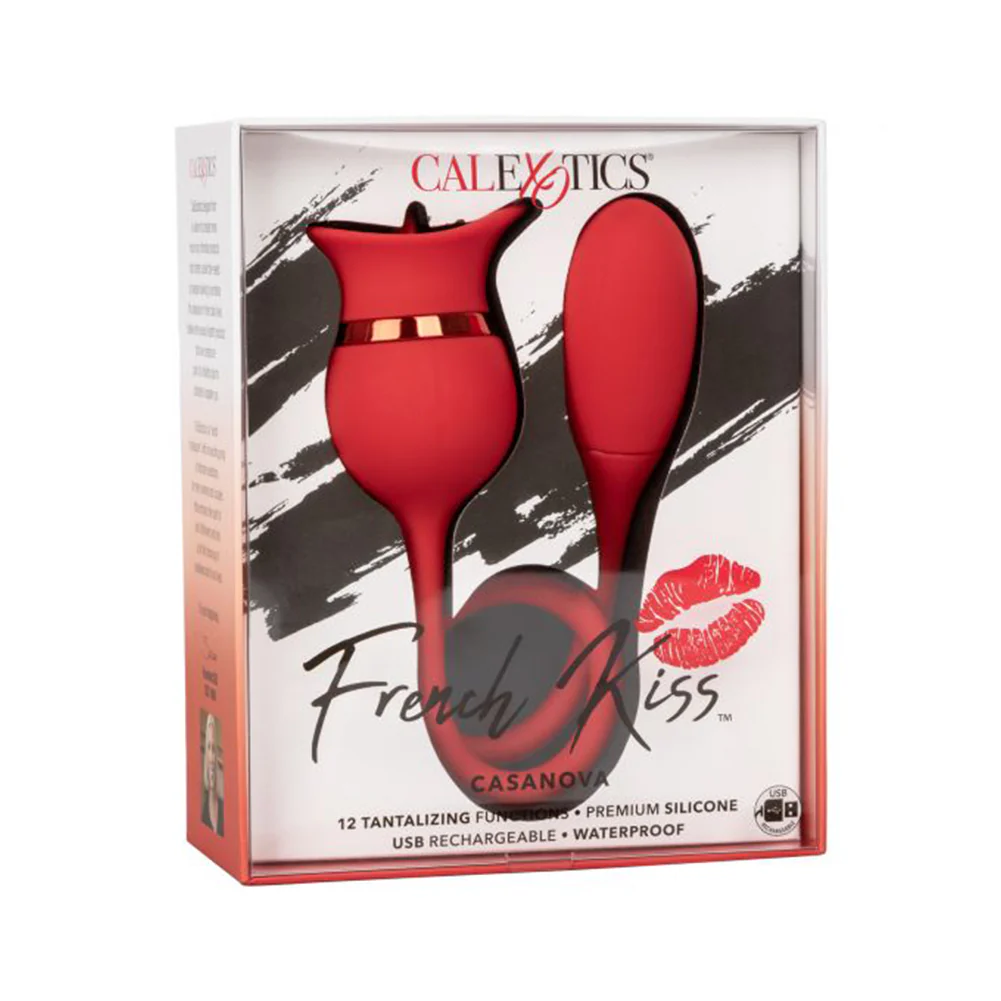 French Kiss Casanova Clit Stimulator - (2 in 1 Tongue & Bullet Vibrator!) - Image 5