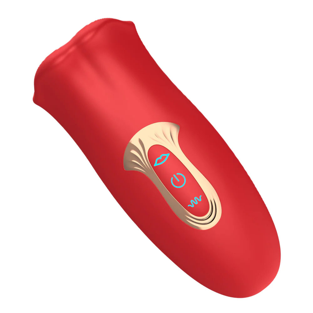 French Kiss Biting & Licking Moving Mouth Tongue Vibrator - Image 12