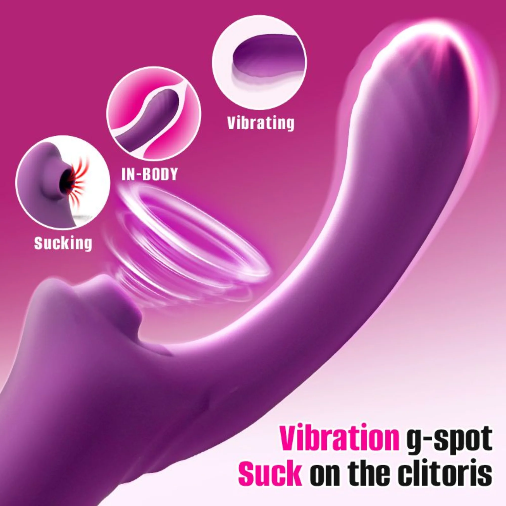 G-Spot Rabbit Vibrator with Suction - Image 10