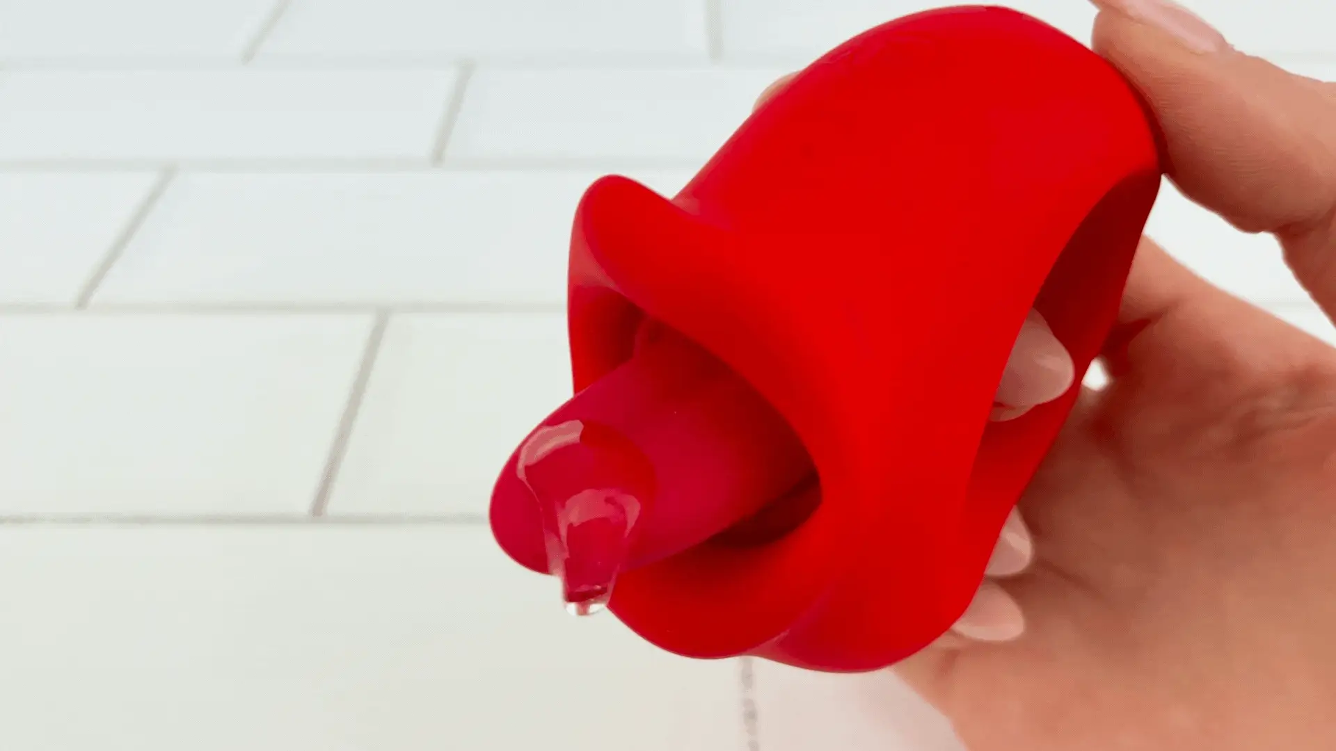 Handheld Licking Vibrator - Soft, Bendable Tongue! - Image 6