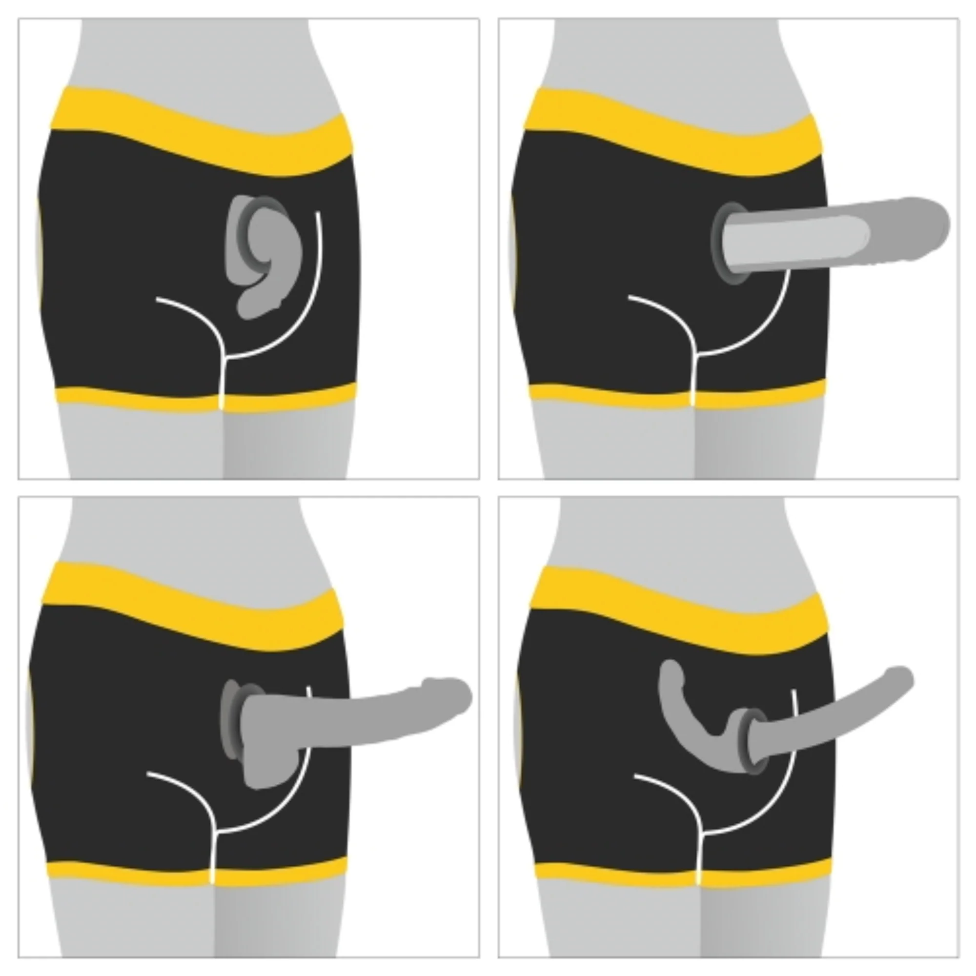 INGEN Unisex Horny Strap-on Shorts - Image 7