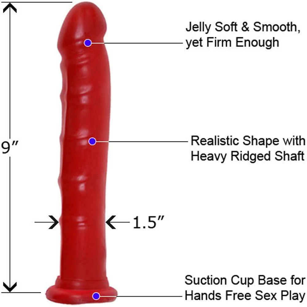 Jelly Ruby Dong w/ Suction Cup - Image 2