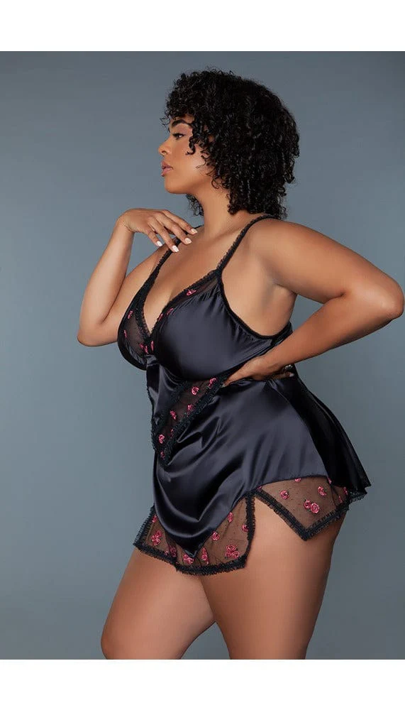 Katherine Rose Embroidered Babydoll - Image 3