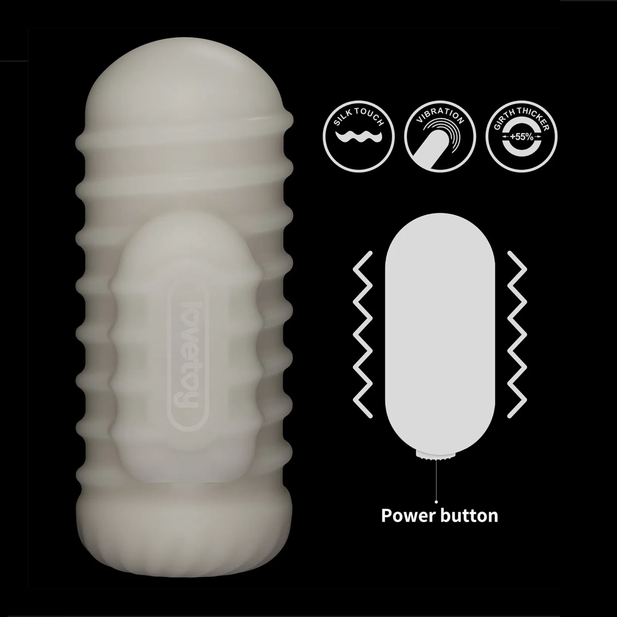Knight's Ring Vibrating Sleeve- Use for Girth Enhancement or as a Masturbator! - Image 5