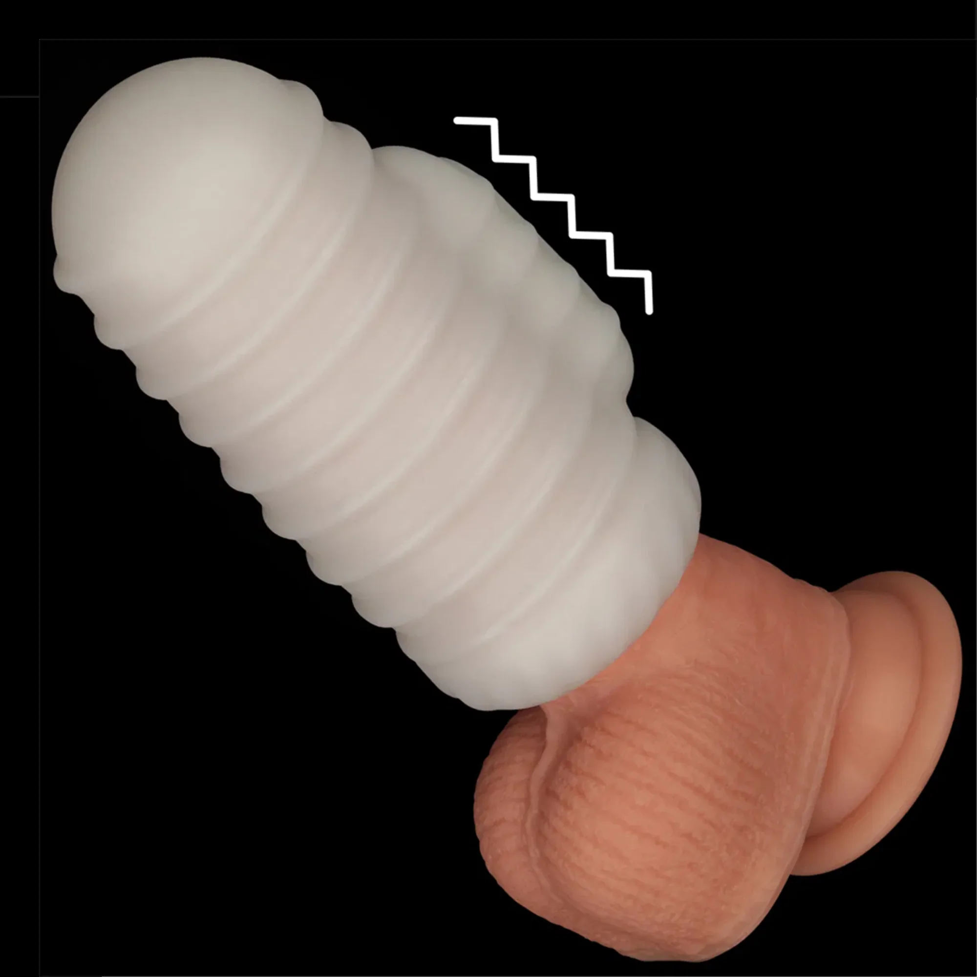 Knight's Ring Vibrating Sleeve- Use for Girth Enhancement or as a Masturbator! - Image 8