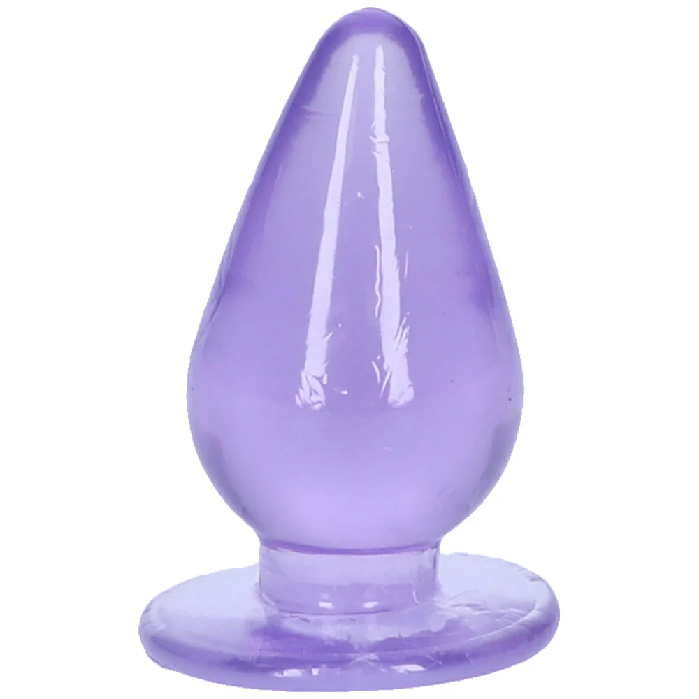 Large Tapered Anal Plug With Flat Base - Image 3