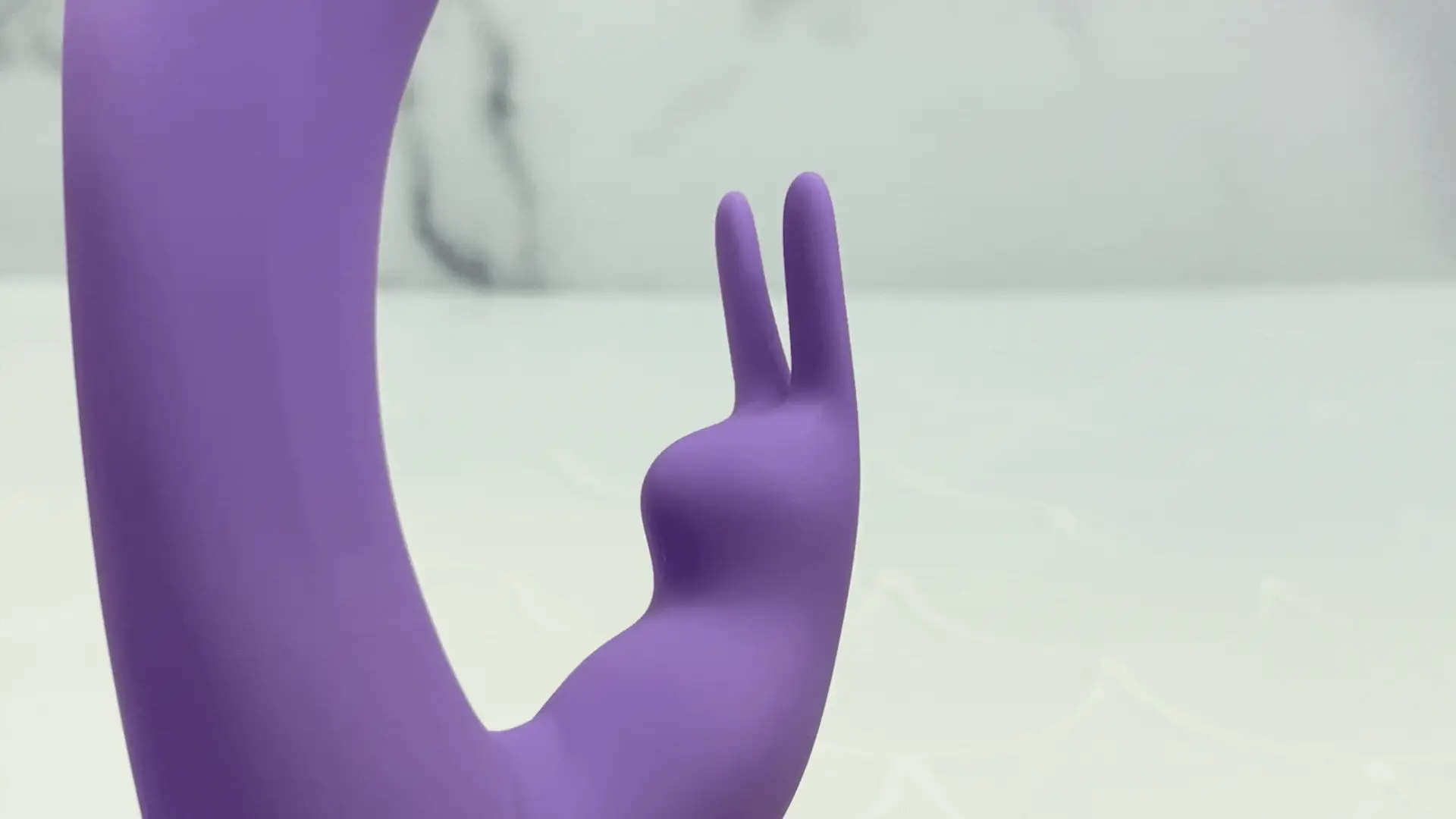 Lavender Trifecta Silicone Triple Stimulator - Powerful Vibes in Dual Motors! - Image 2