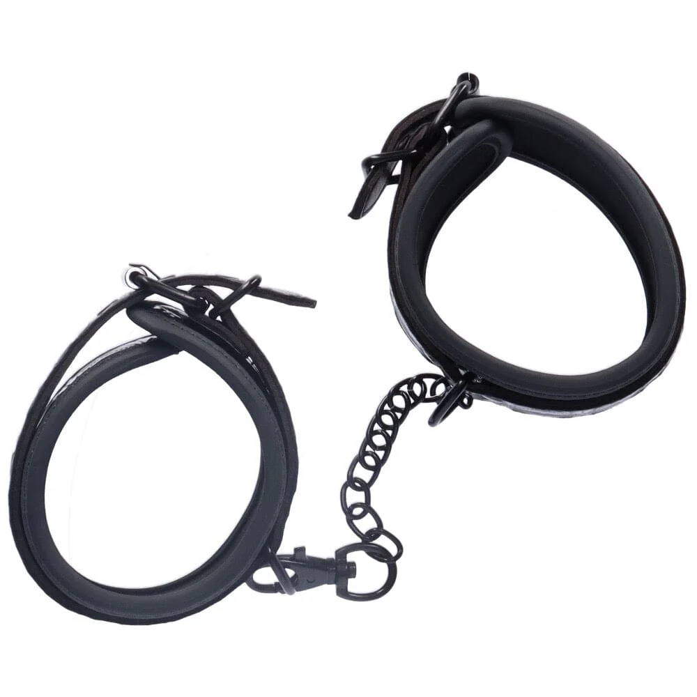 Dark Amour Leather Ankle Cuff Restraints - Image 3