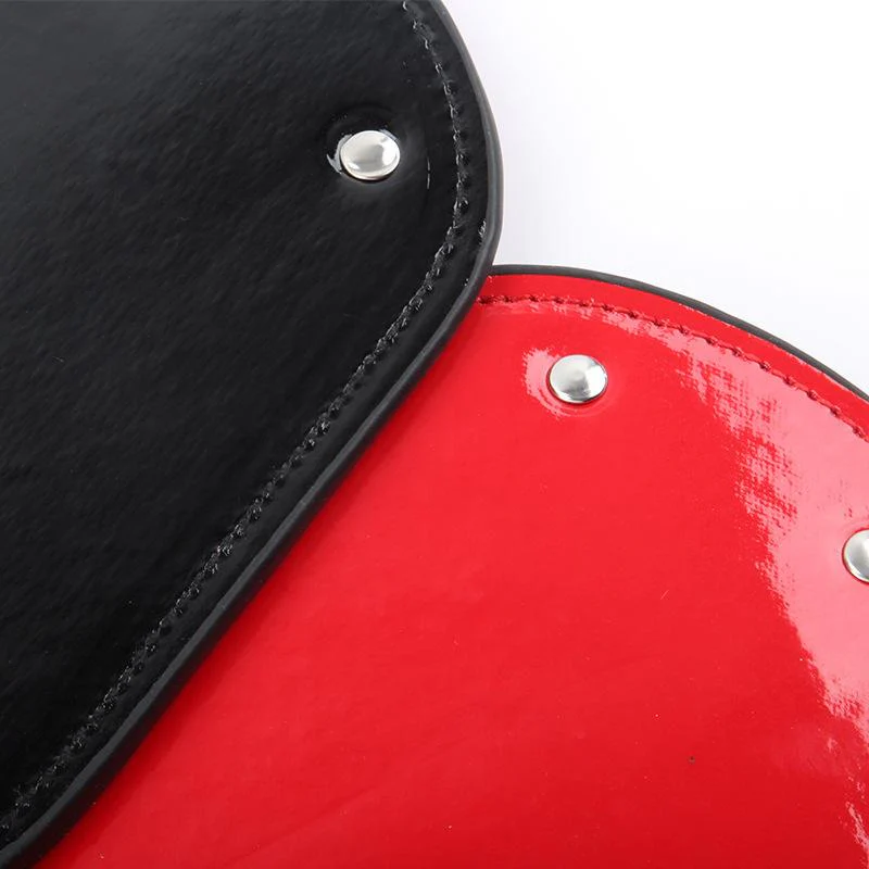 Dual Sided Leather Studded Spanking Paddle - Image 4