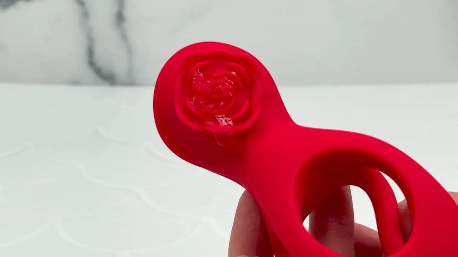 Lover's Rose Dual Cock-ring - Strong Vibrations in 2 Motors! - Image 2