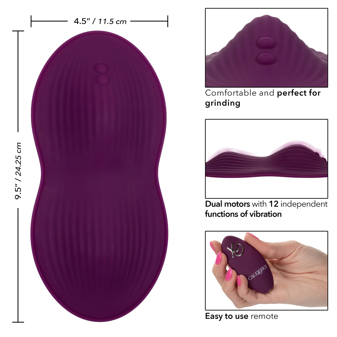 Lust Remote Control Dual Rider Hands-Free Sit On Vibrator - Image 6
