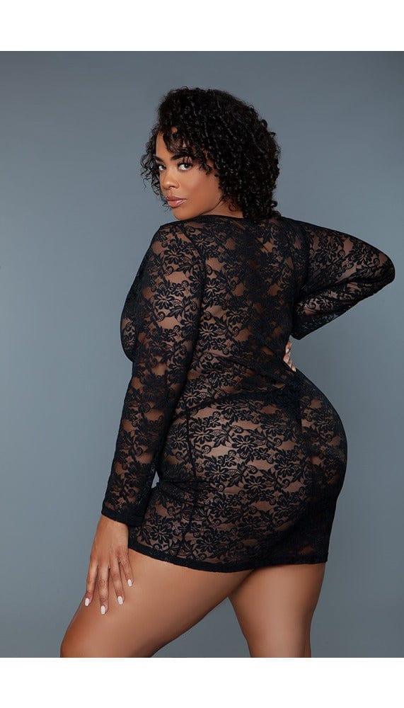Lynn Sheer Lace Chemise - Image 12