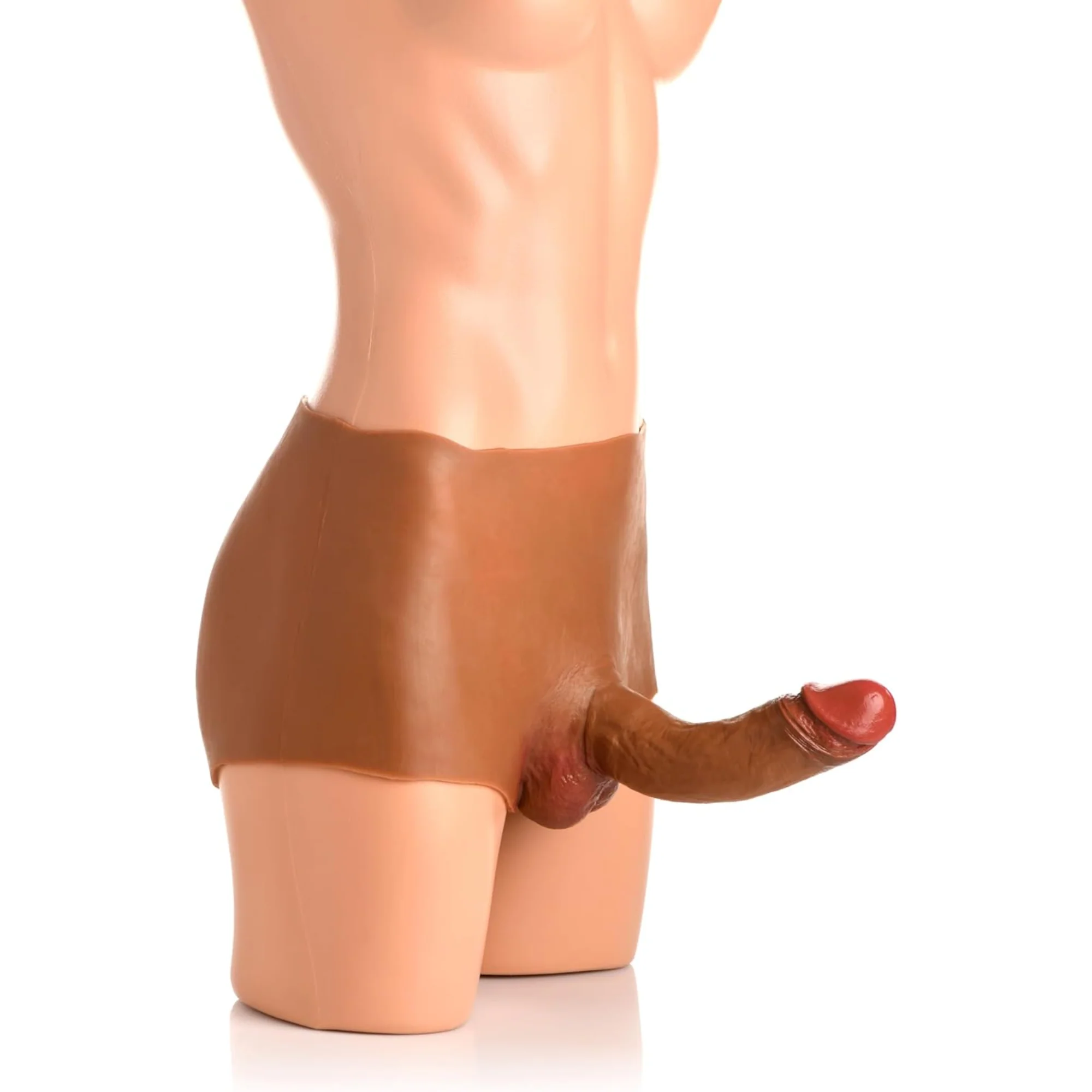 Master Series Hard-On Briefs Silicone Penis Panties - Includes an Anal Opening for Backdoor Play! - Image 7