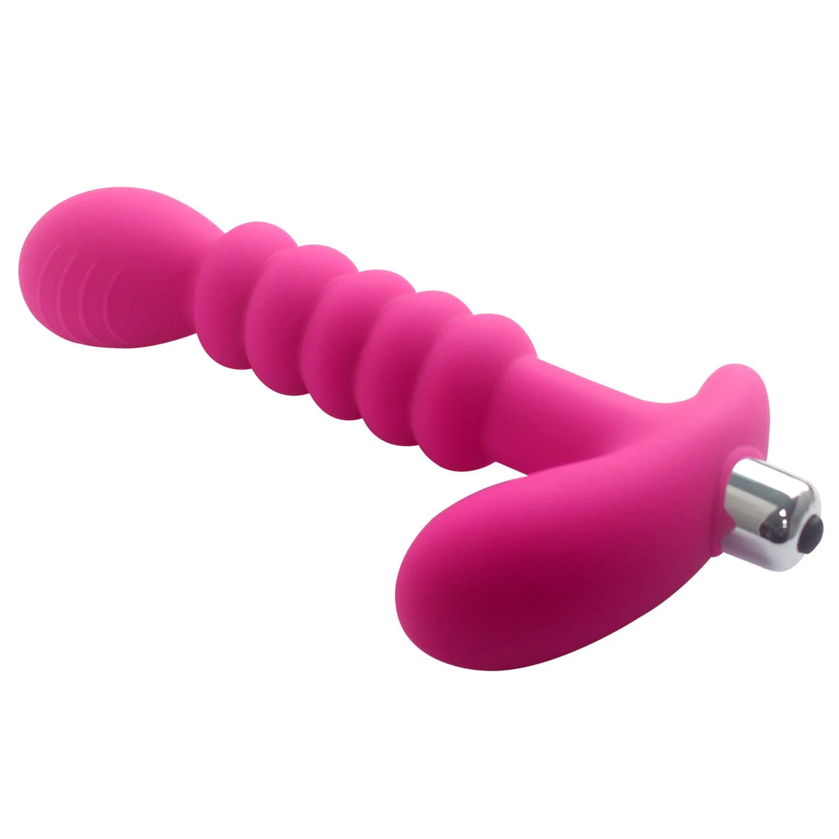 Maza Ringed Prostate Massager - Beaded Vibrating Anal Toy - Image 2