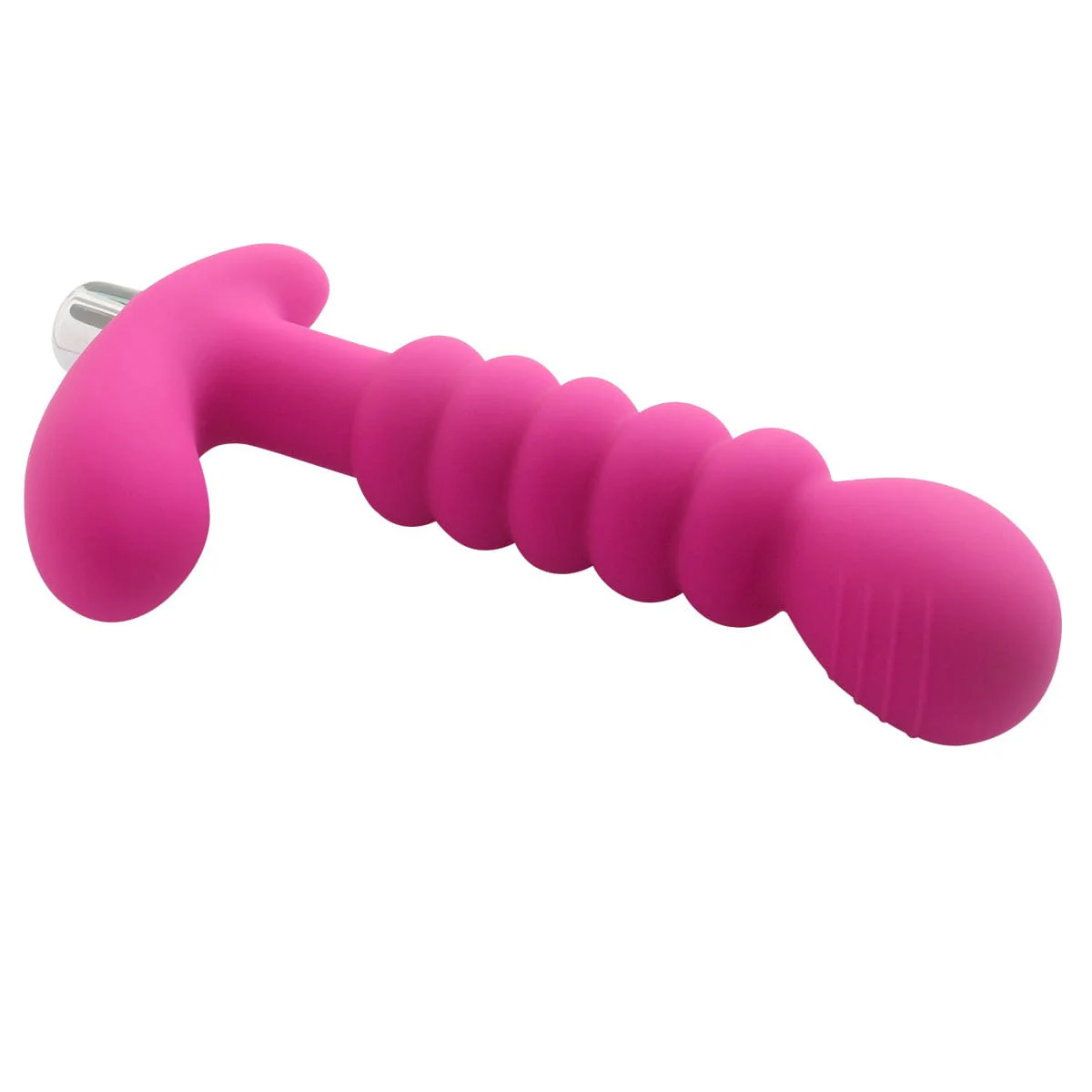 Maza Ringed Prostate Massager - Beaded Vibrating Anal Toy - Image 3