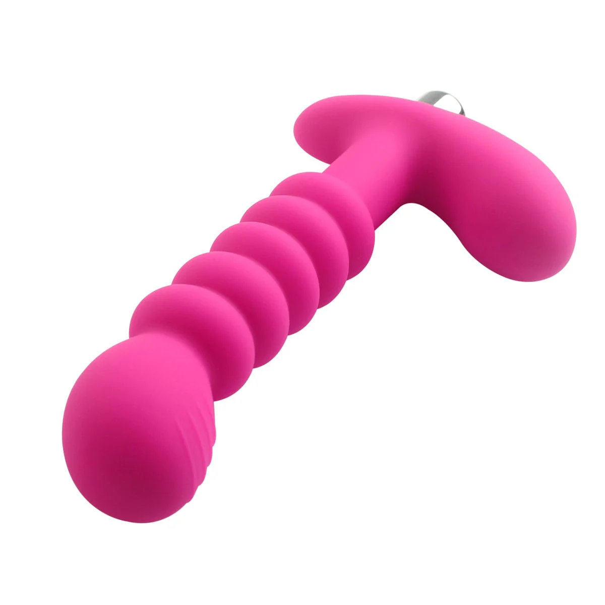 Maza Ringed Prostate Massager - Beaded Vibrating Anal Toy - Image 5