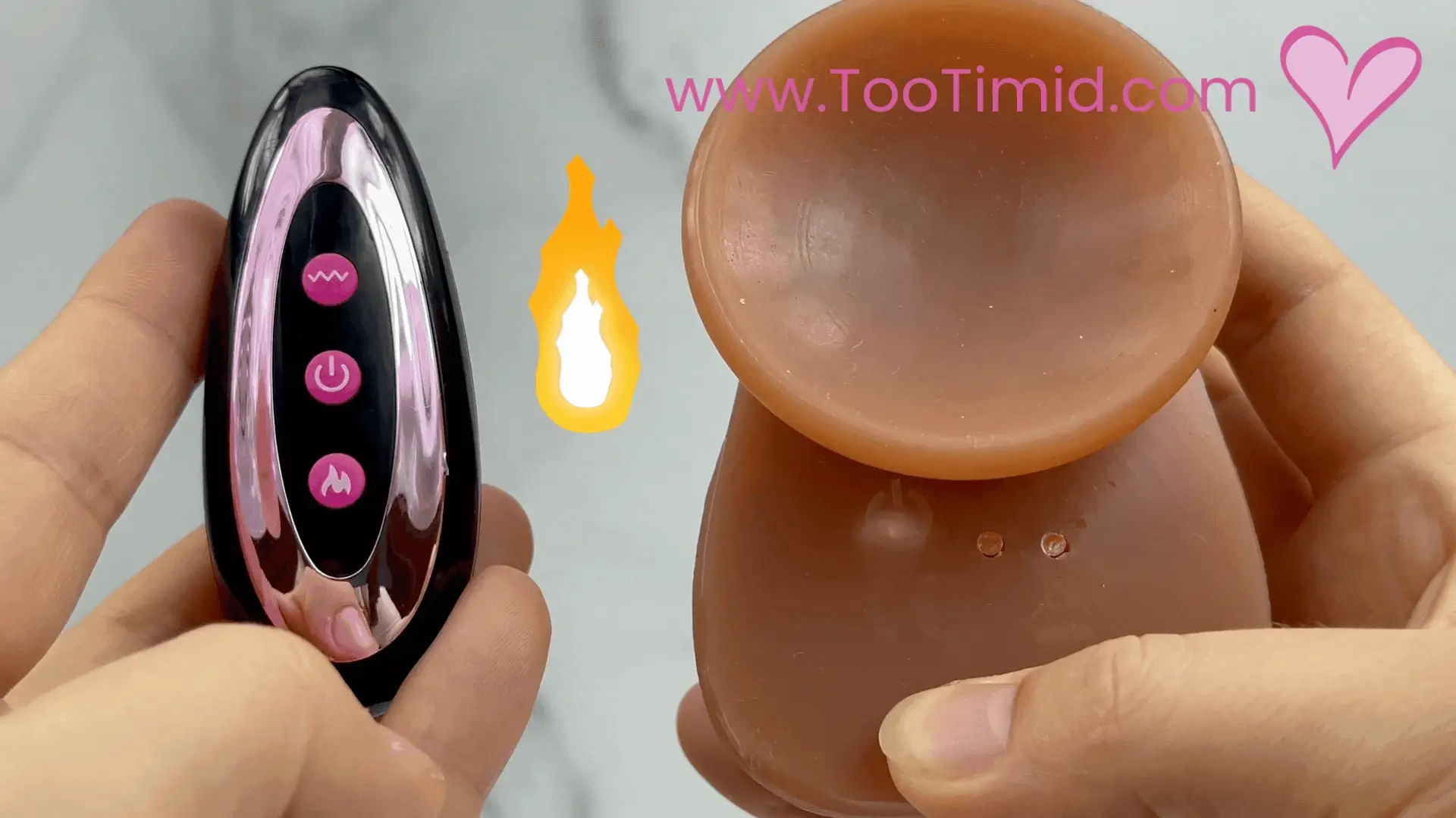 Mega Thruster - Wireless Thrusting, Vibrating, & Heating Dildo: Perfect for Hands-Free Fun! - Image 10