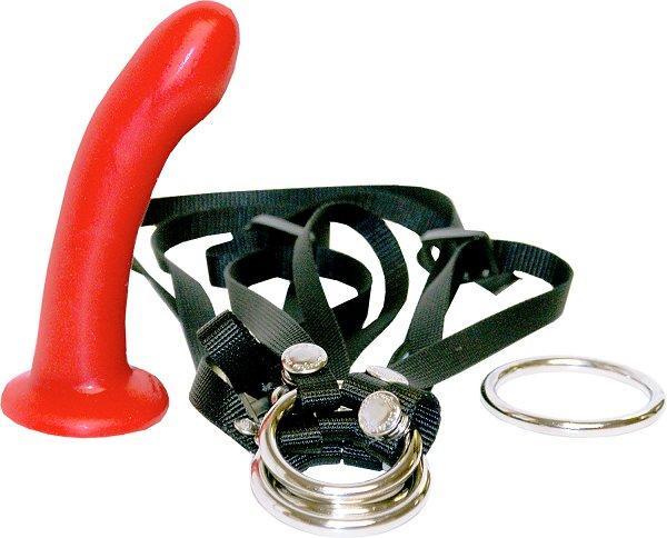 Menage A Trois Double Penetration Harness & Dildo Set - Image 2