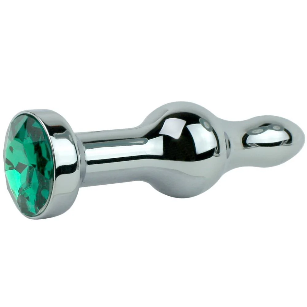 Bulbed Anal Plug - Has A Stunning Decorative Jewel! - Image 2