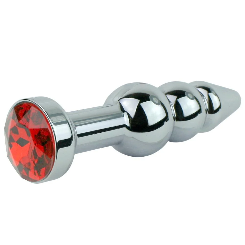Sexy Red Ruby Aluminum Butt Plug - Image 2