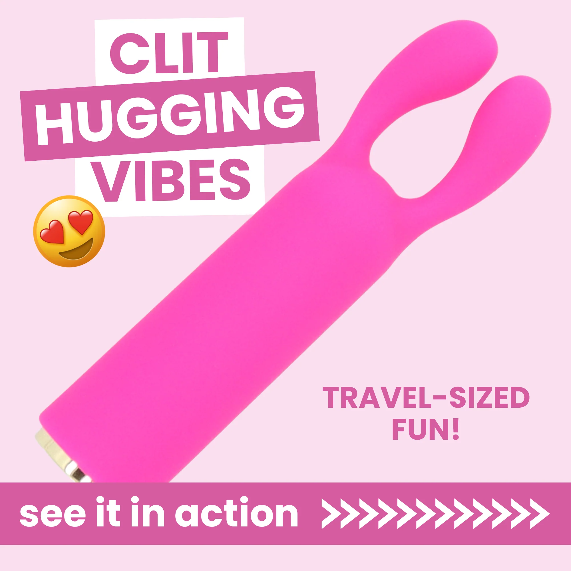 Mini Silicone Clit Encasing Vibe - Surrounds Your Clit in Powerful Pleasure!