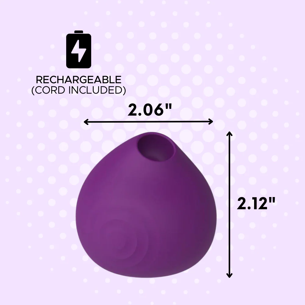 KISS Mini Air Pulse Clit Kissing Vibrator - Image 11