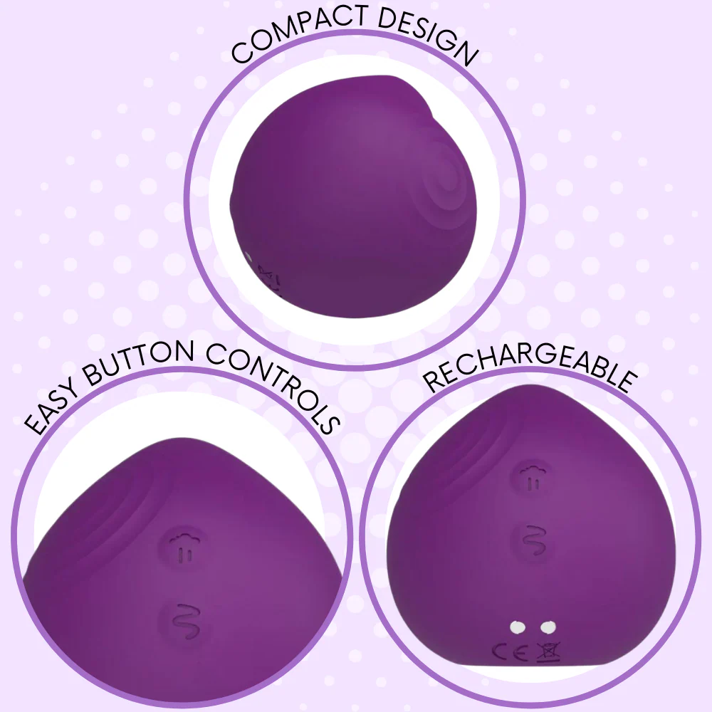 KISS Mini Air Pulse Clit Kissing Vibrator - Image 7