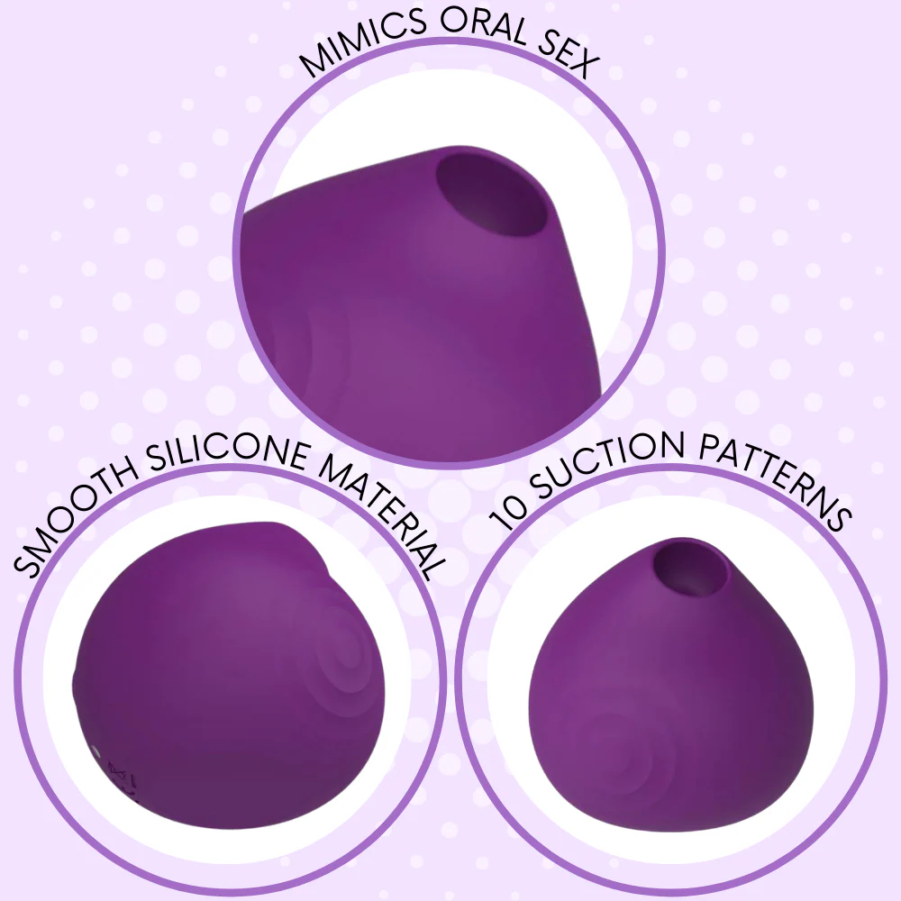 KISS Mini Air Pulse Clit Kissing Vibrator - Image 9