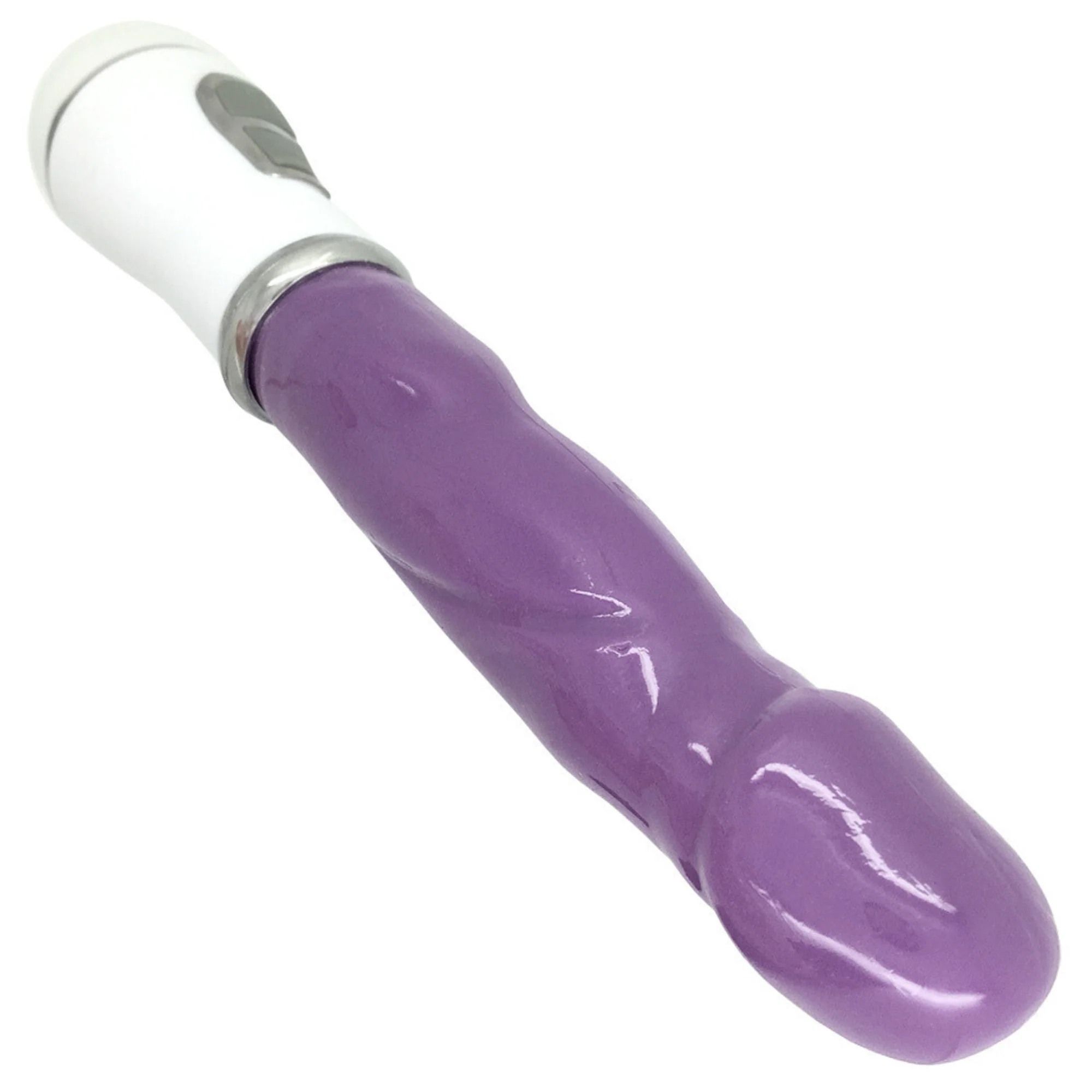Purple Vibrating Dildo - Image 2