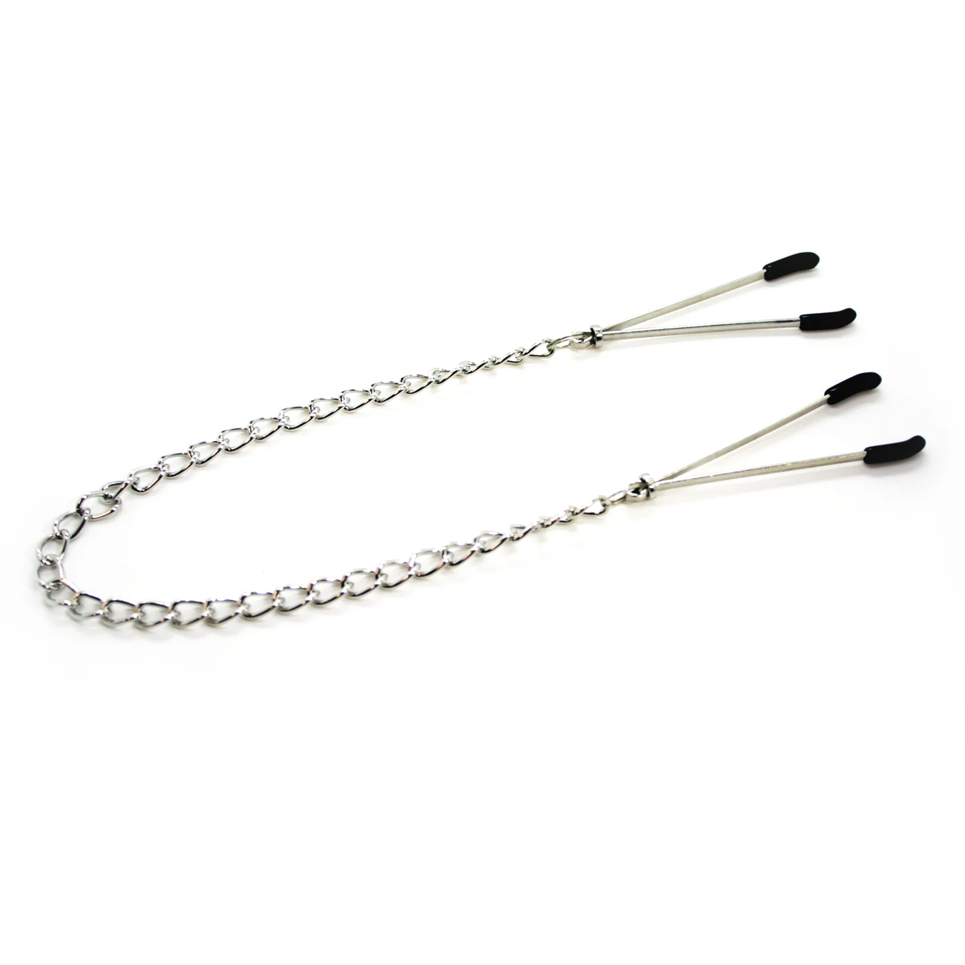 Tweezer Nipple Clamps with Metal Chain - Image 2