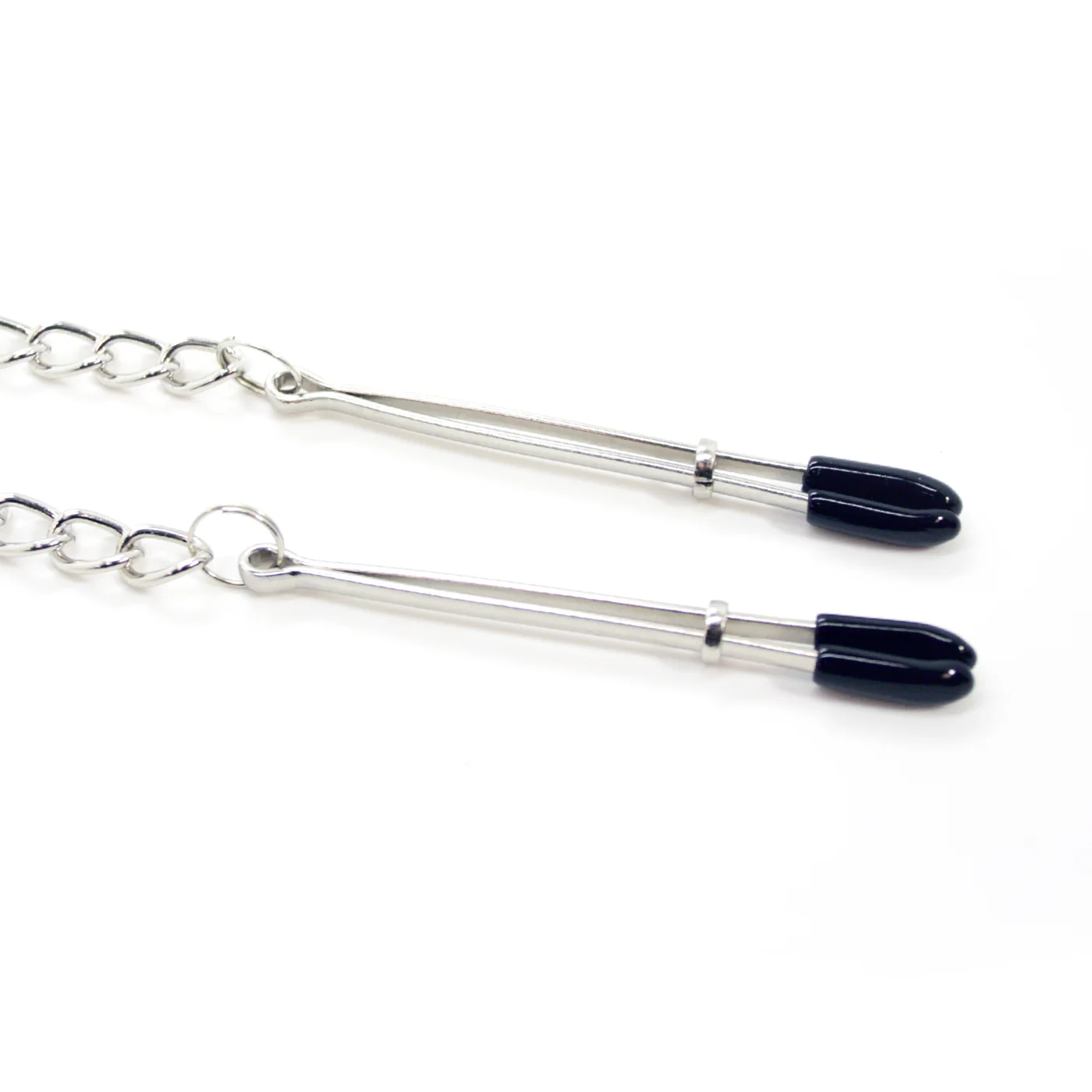 Tweezer Nipple Clamps with Metal Chain - Image 3