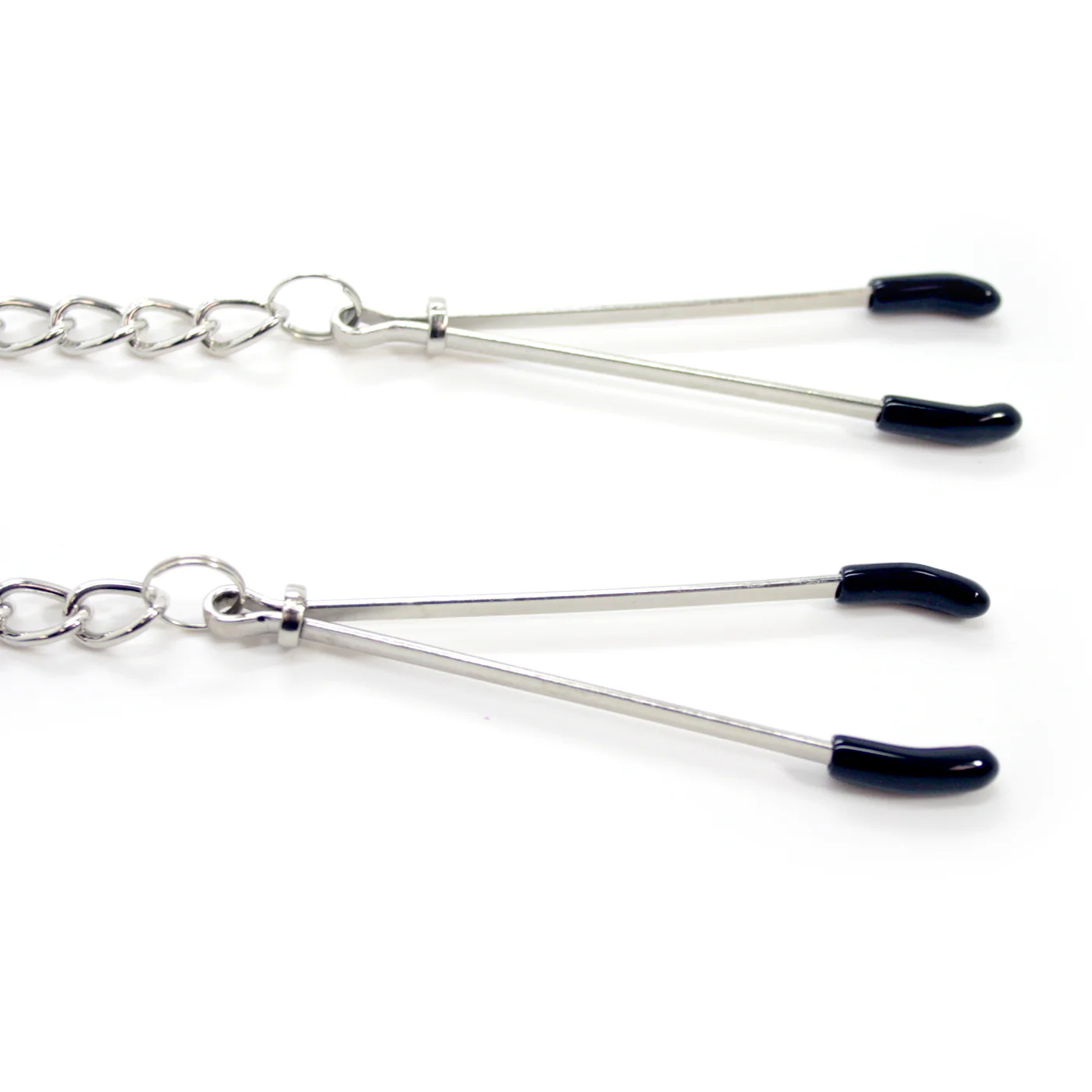 Tweezer Nipple Clamps with Metal Chain - Image 4
