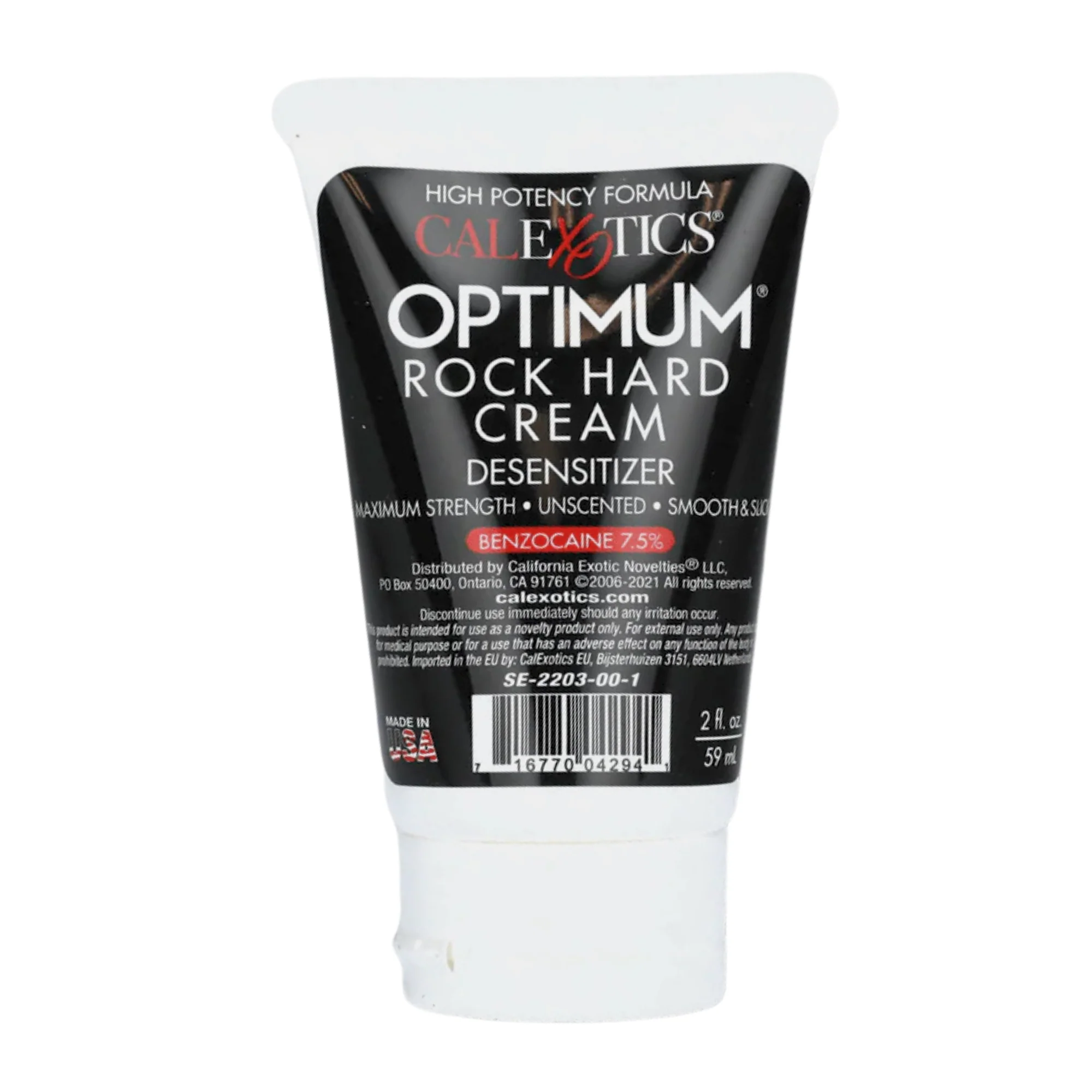 Optimum Rock Hard Desensitizing Cream - Maximum Strength!