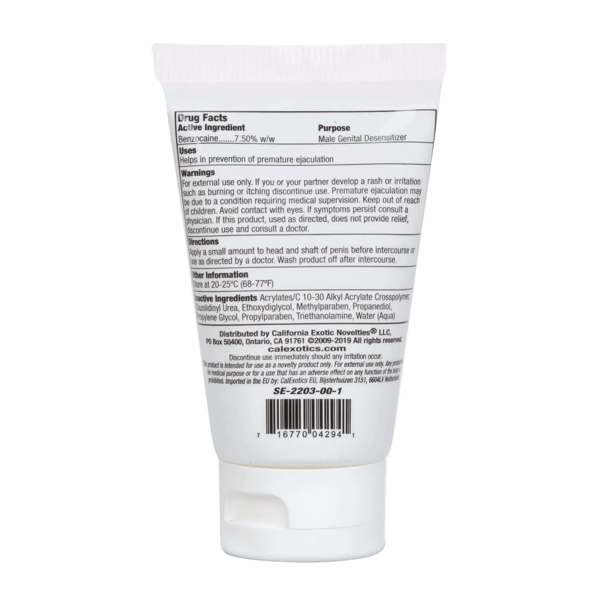 Optimum Rock Hard Desensitizing Cream - Maximum Strength! - Image 2