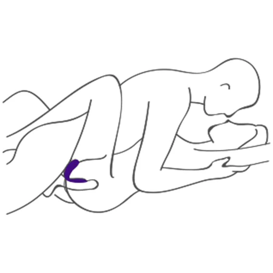 The Partner Double Classic Silicone Couples Vibe - Image 4