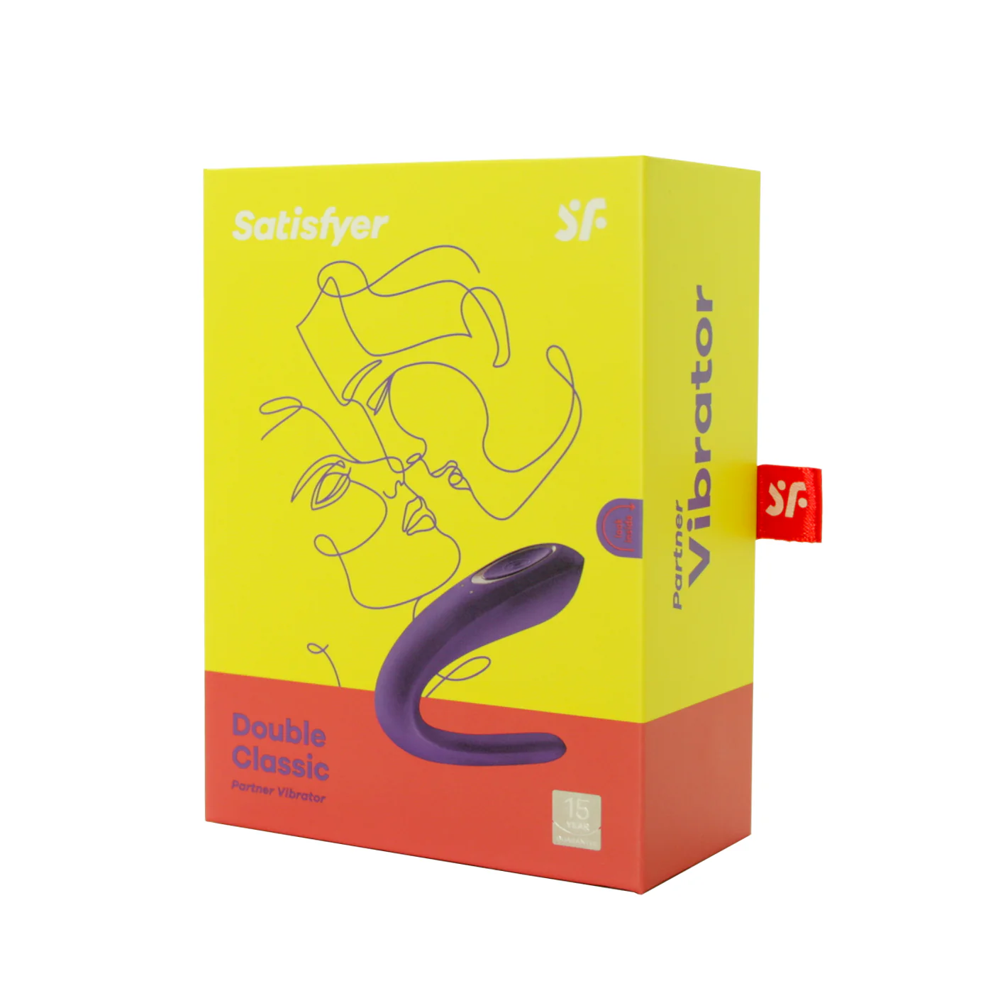 The Partner Double Classic Silicone Couples Vibe - Image 5