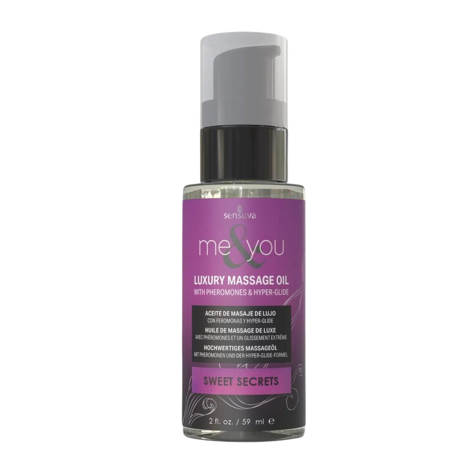 Me & You Pheromone Infused Luxury Massage Oil 2oz - Image 2