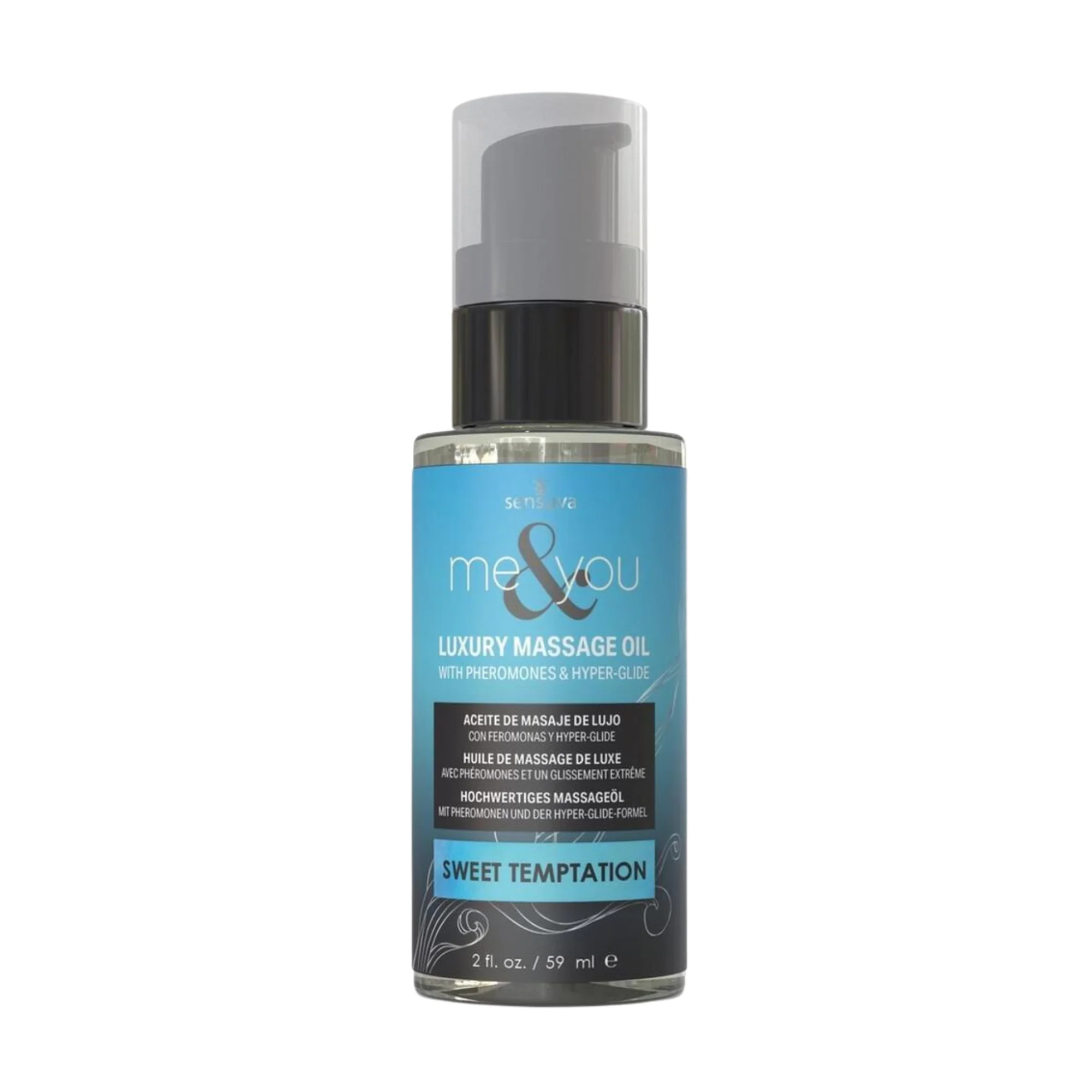 Me & You Pheromone Infused Luxury Massage Oil 2oz - Image 3