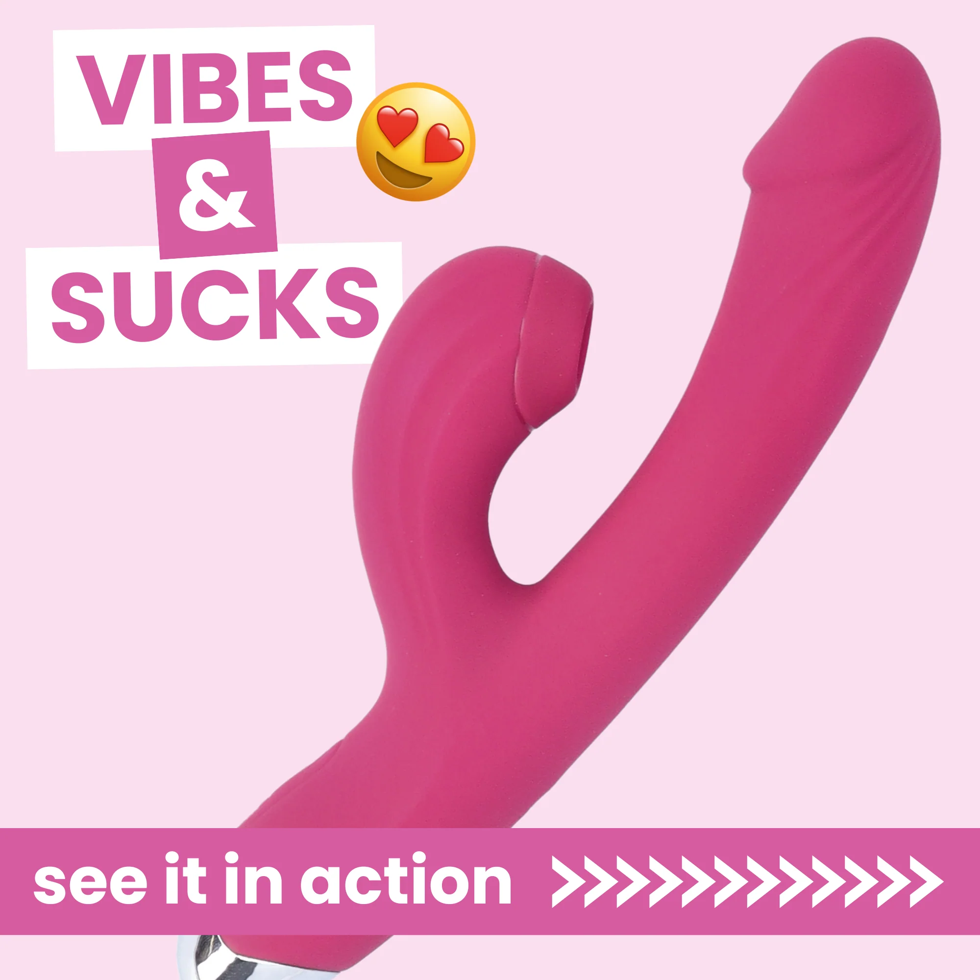 Air Pulse Dual Action Vibrator - Teasing Clit-Kisses + Deep G-Spot 'O's