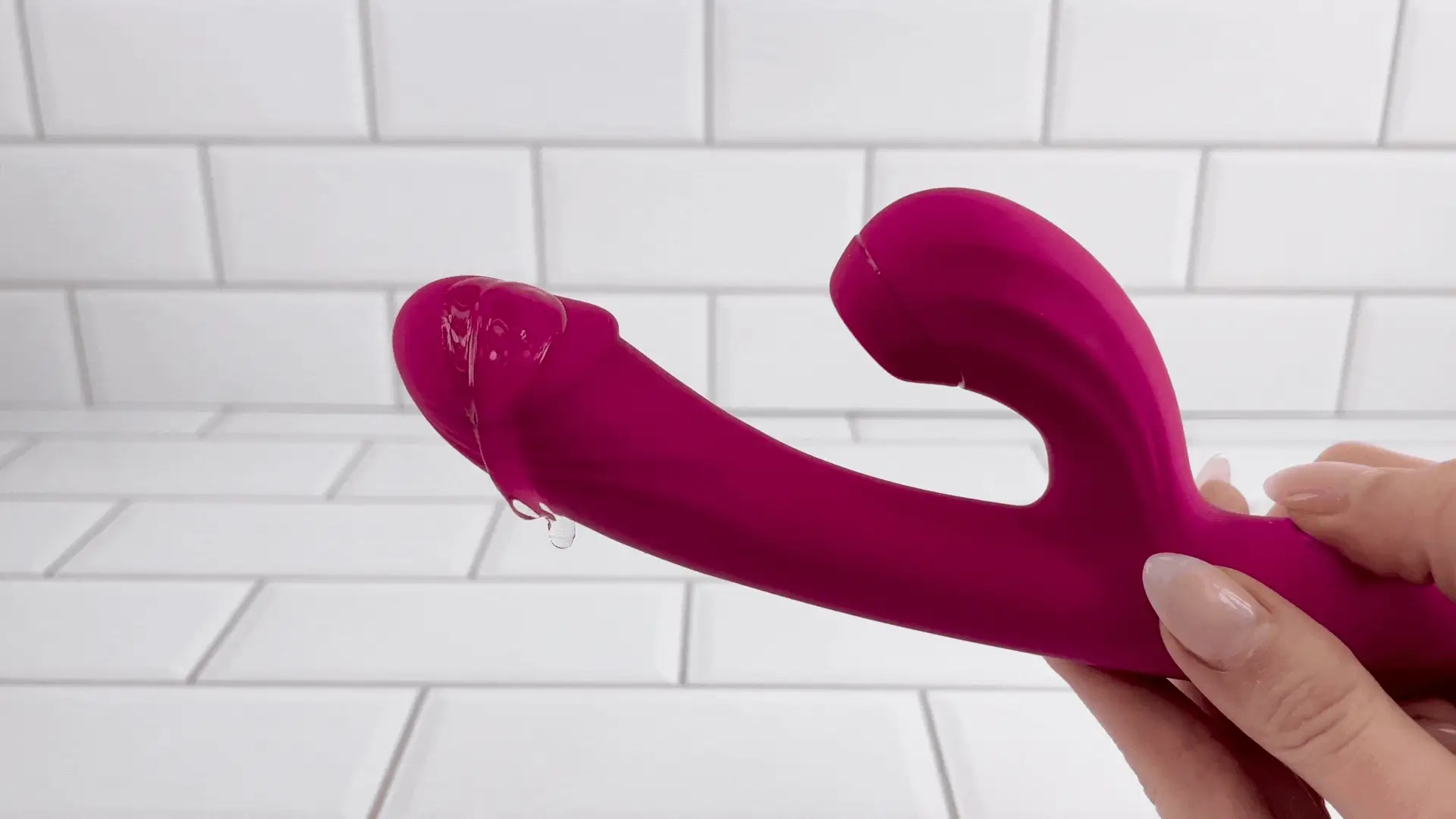Air Pulse Dual Action Vibrator - Teasing Clit-Kisses + Deep G-Spot 'O's - Image 2