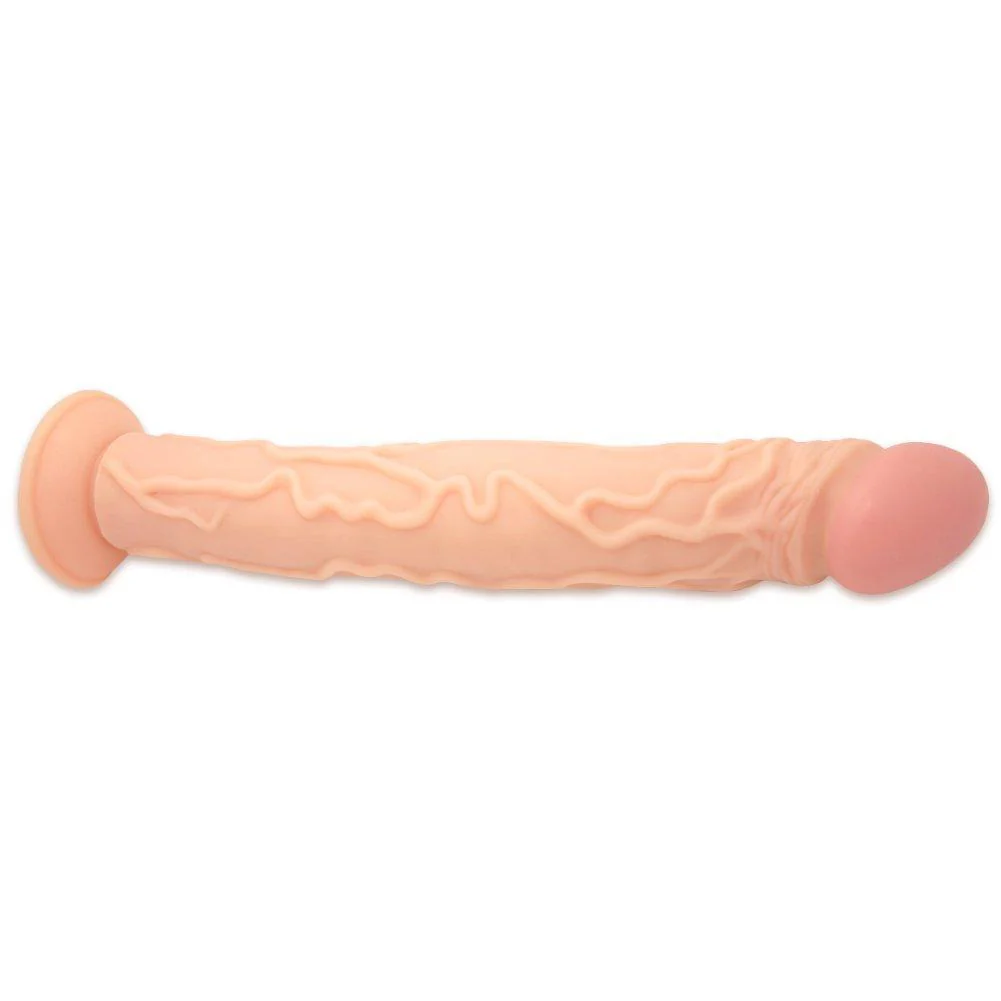 13 Inch Ultra Veined Suction Cup Dildo - Image 4