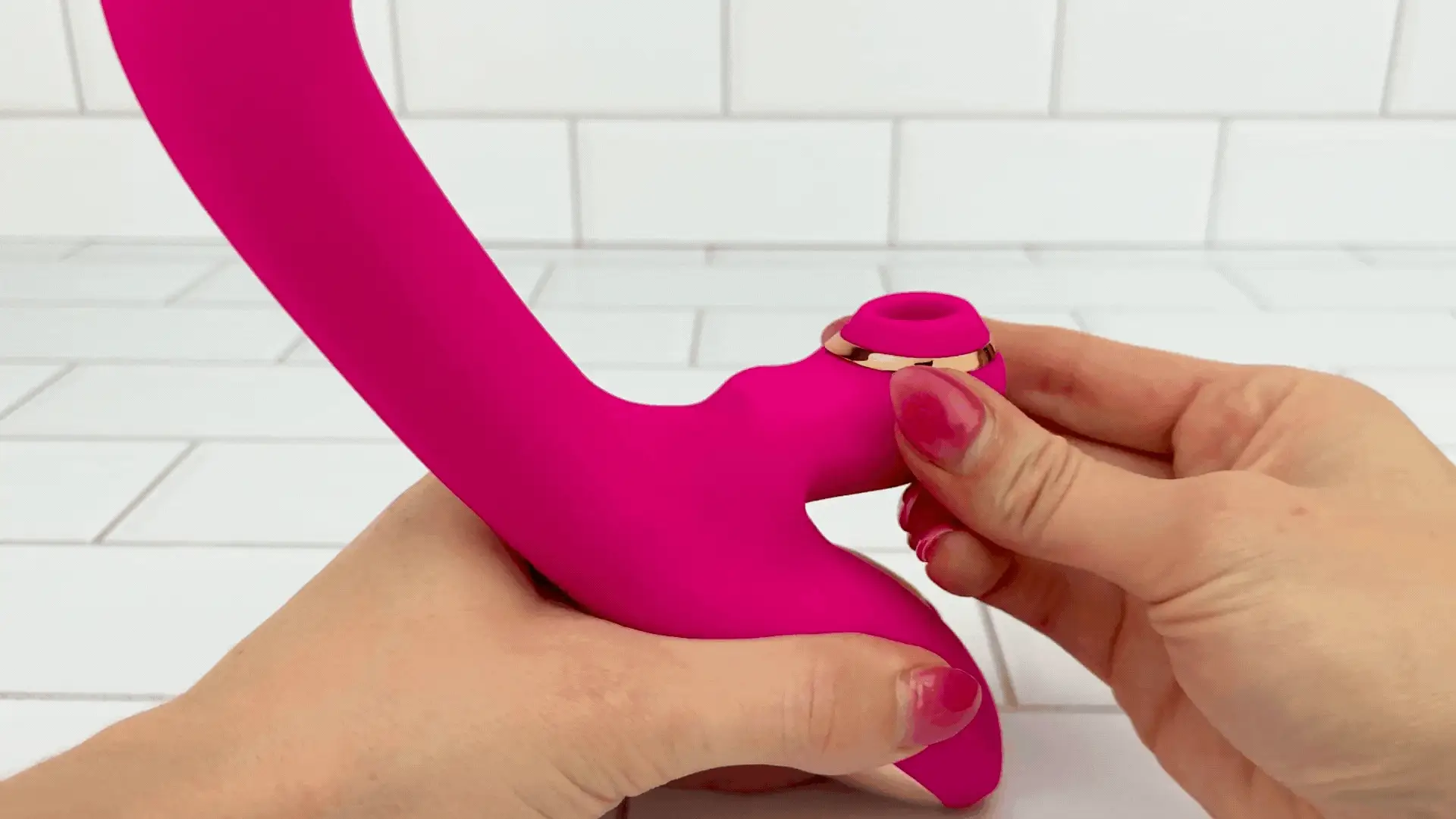 Rotating Pinpoint G-Spot & Suction Dual Action Vibe - Caresses Your G-Spot in Tight Circles! - Image 10