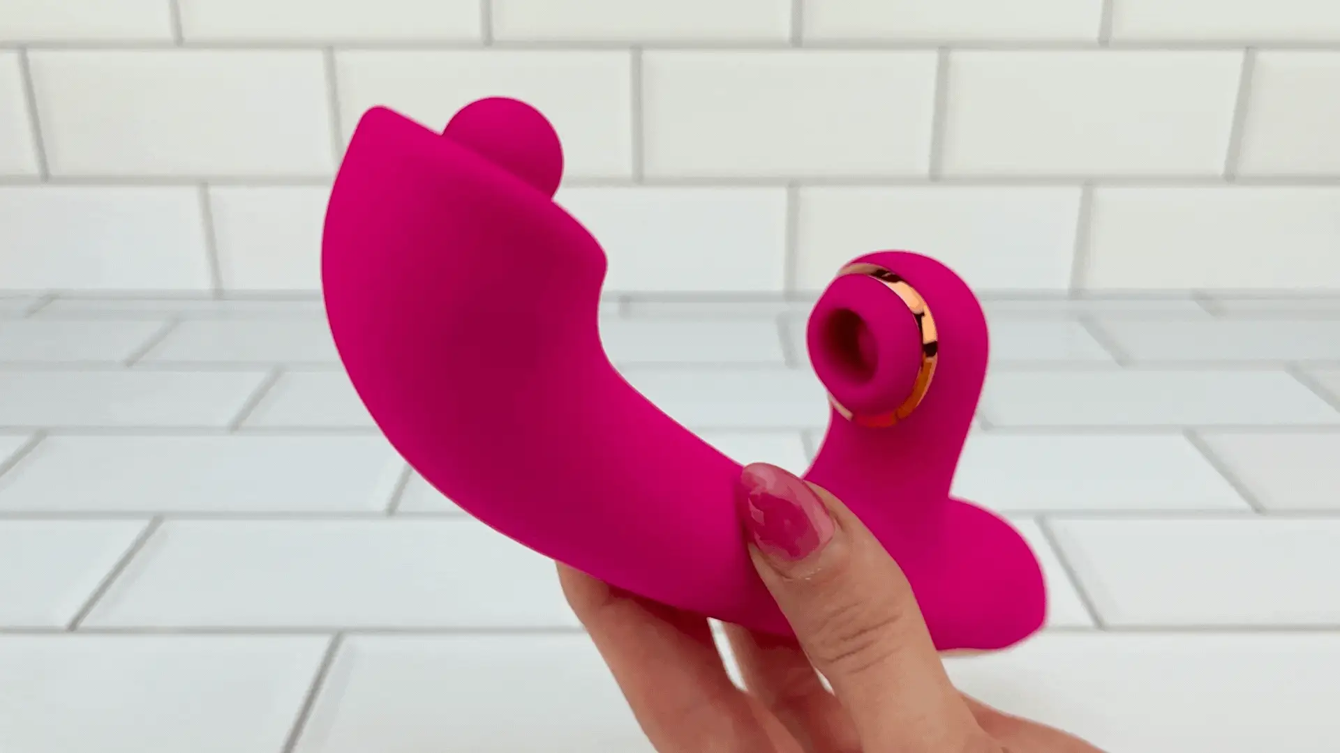 Rotating Pinpoint G-Spot & Suction Dual Action Vibe - Caresses Your G-Spot in Tight Circles! - Image 2