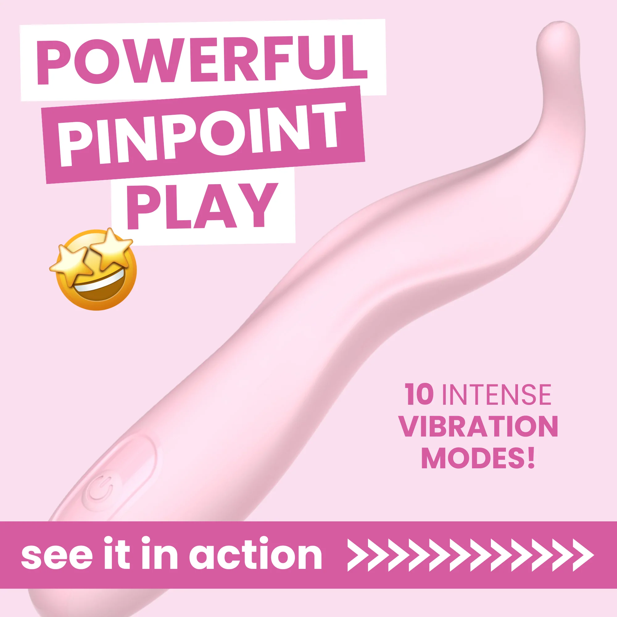 Pique Pinpoint Vibrator - Perfect for Clit or Nipple Stimulation!
