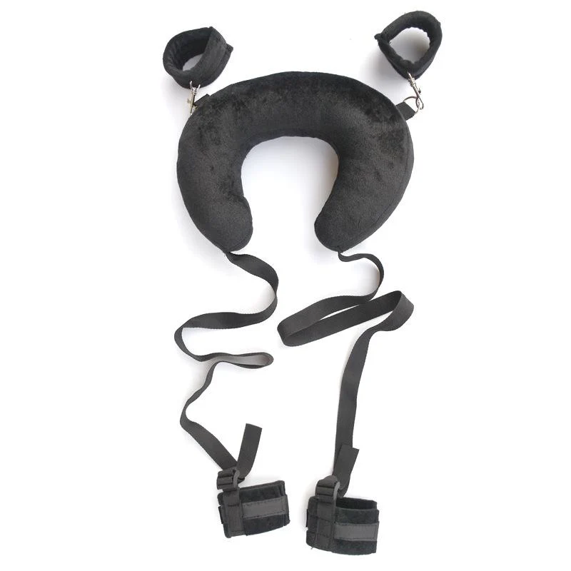 Sex Position Pillow With Wrist & Ankle Restraint Cuffs - Image 3